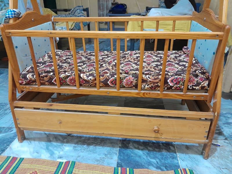 baby swing/jhula with cot 7