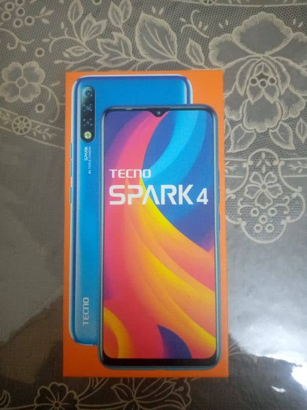 Tecno Spark 4 3/32 with Box 0