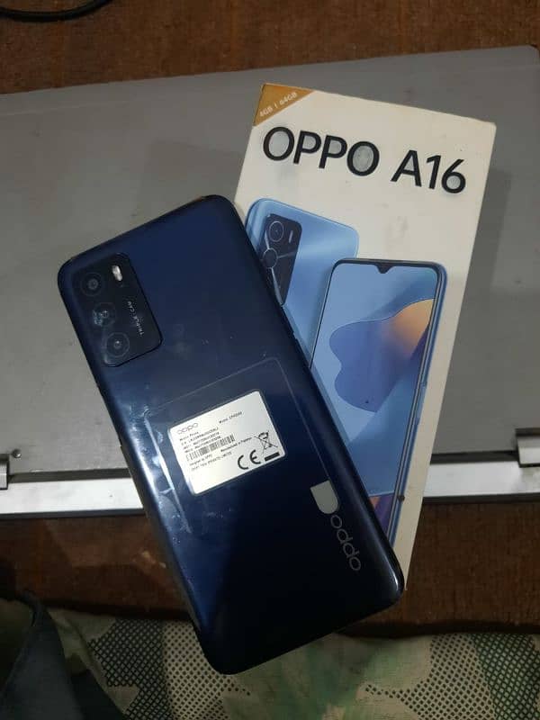 Oppo A16 4+1 ram 64 rom 10/10 condition full box 1