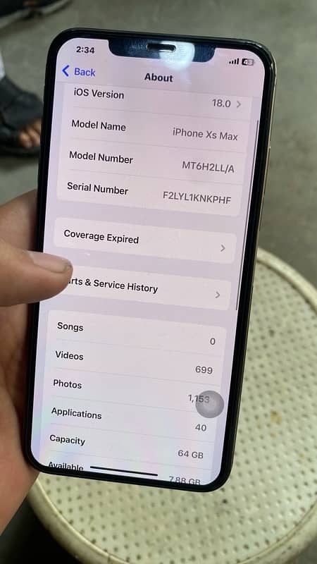 iphone Xs Max 64Gb PTA Aproved 1