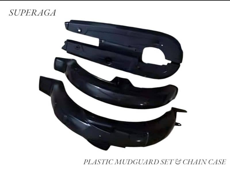 Plastic Mudguard Set & Chain Case 70cc Motorcycle 1