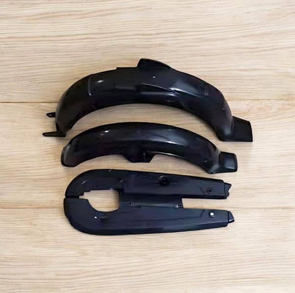 Plastic Mudguard Set & Chain Case 70cc Motorcycle 2