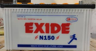 Exide battery in excellent condition and 3 months warranty