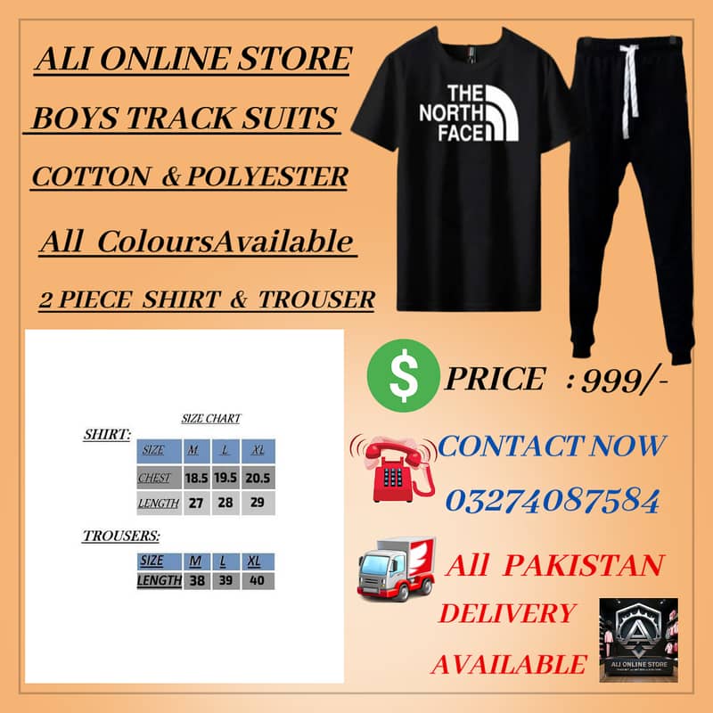 Mens clothes | boys track suit | shirts | trouser | T - shirt 2