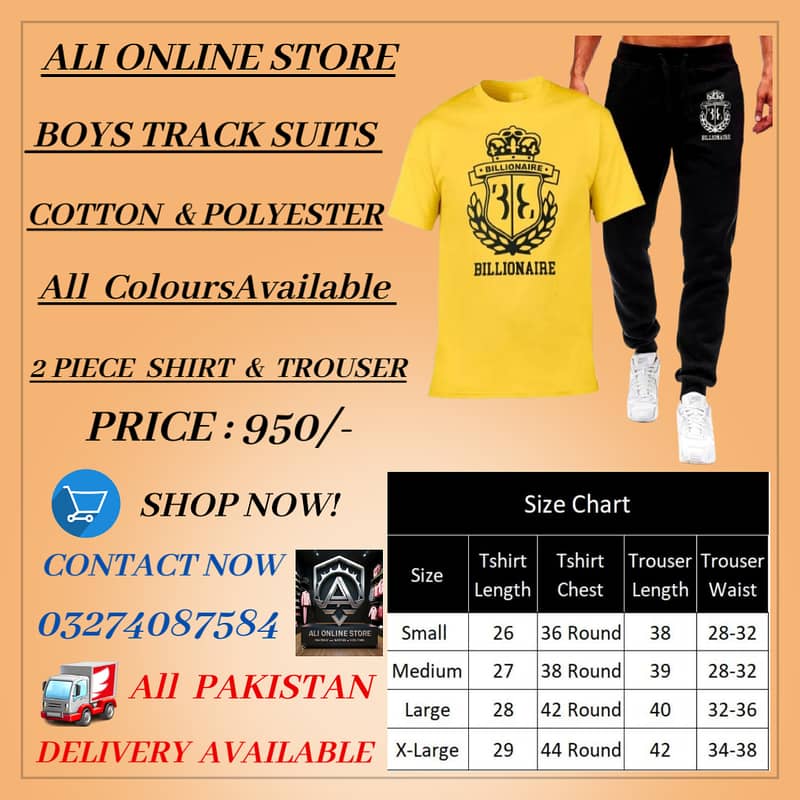 Mens clothes | boys track suit | shirts | trouser | T - shirt 9