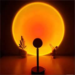 sunset lamp for video making