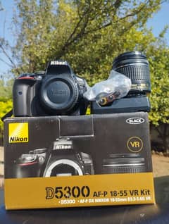 Nikon D5300 with kit lens 18-55