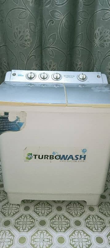 Kenwood washing machine turbo wash zabardast saaf suthri condition 1