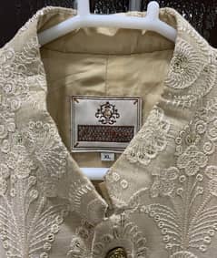 Amir Adnan Sherwani for Sale – 50% Off with Complimentary Kulla