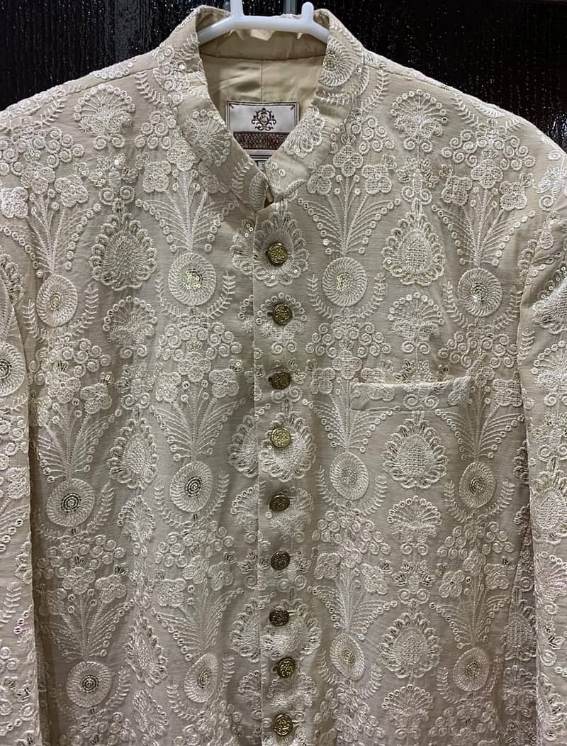 Amir Adnan Sherwani for Sale – 50% Off with Complimentary Kulla 1