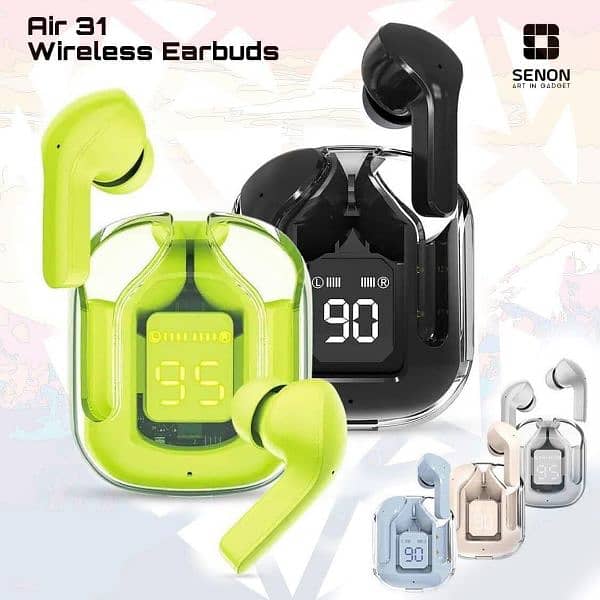 Air 31 wireless transparent earbuds 5