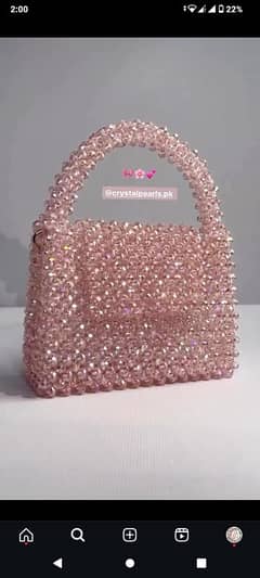 beautiful beaded bag for pretty girls 0