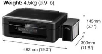 EPSON L-365 IMPORTED PRINTER ONLY 2 MONTH USED 0