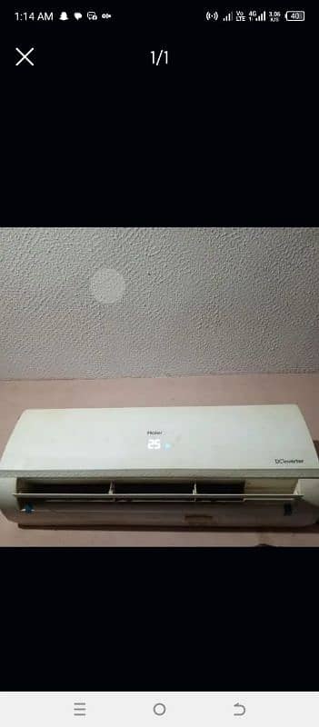 Haier 1.5 Ton No Repair Org Inverter Read add 0