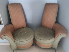 Green sofa Chairs