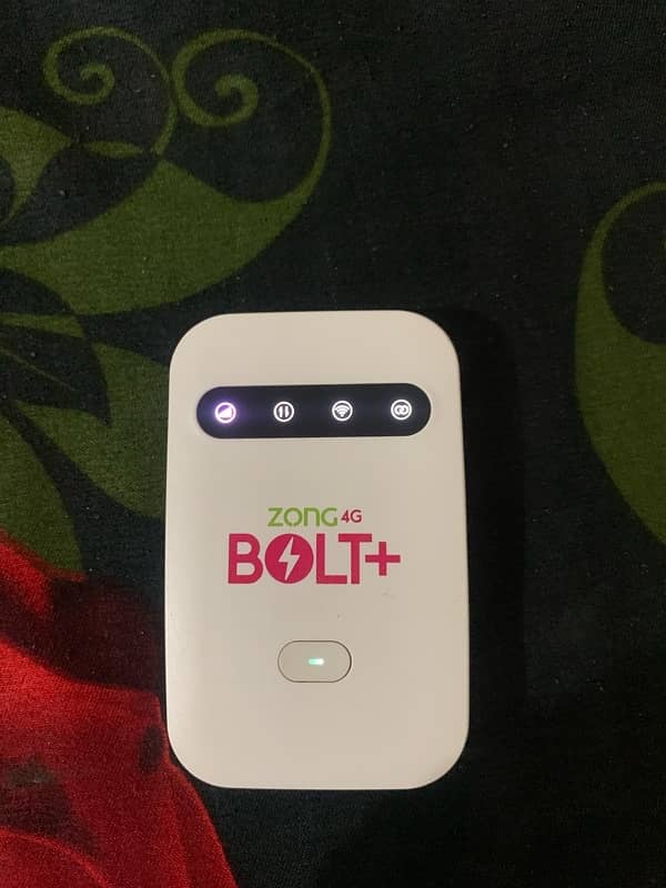 Zong 4G BOLT+  wifi Hotspot Device 4