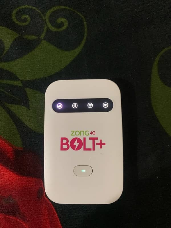 Zong 4G BOLT+  wifi Hotspot Device 5