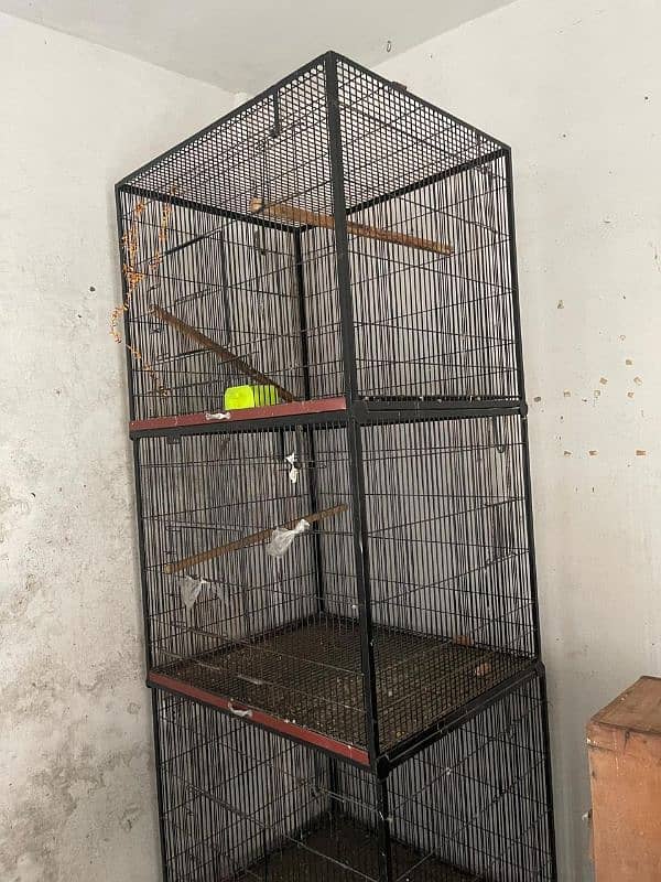 3 SEPERATE CAGES FOR BIRDS 2