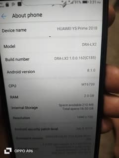 HUAWEI Y5 PRIME 2018