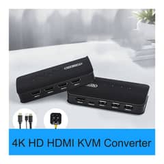 FJGEAR FJ-HK401 4 In 1 Out HDMI To KVM HD Video Switcher