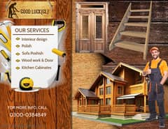 Expert Woodwork & Custom Kitchen Cabinets Services Available