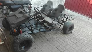 Atv 4 seater Buggy 150cc Big Size 1 Reverse 1 Forward 8 Nmbr tyers ok