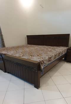 Single Bed with Mattress and One Side Table 0