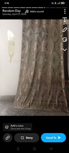 urgent sale 2 curtains just 2 months use