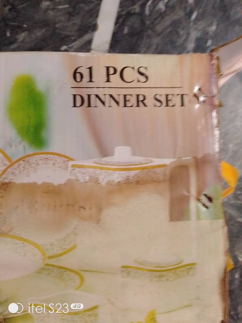 Dinner set cheeni  61 PCs untouched 9