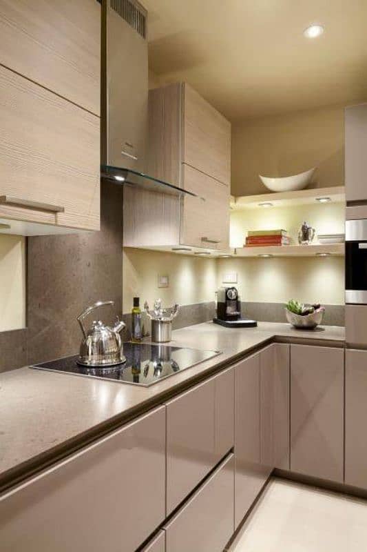 kitchen cabinet and granite 9