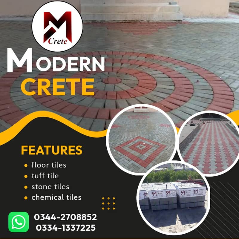 Paver, Tuff tile , kerbstone , paver blocks, 03341337225 2