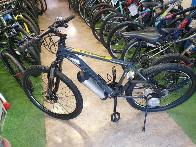 Electric cycle Trinx M100 with Quantum GE Electric Kit 0