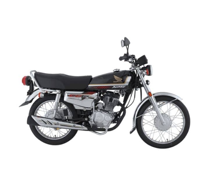 Honda 125 self start special addition 2024 applied for bike just 5k km 0