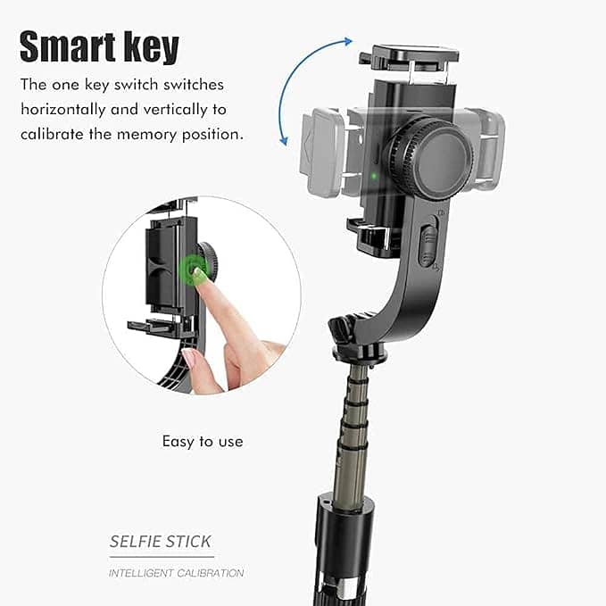 Gimble Q08 Stabilizer for Smartphone with Extendable Bluetooth Selfie 1