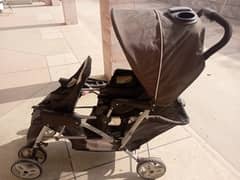 Kids Pram Baby Stroller, Baby pushwalker Graco duo glider stroller