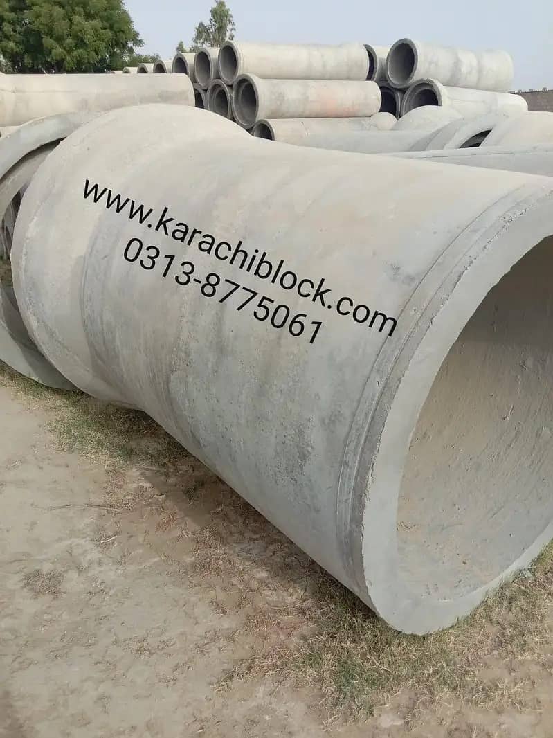 Rcc pipe , Karachi block , Rcc pipe works 3