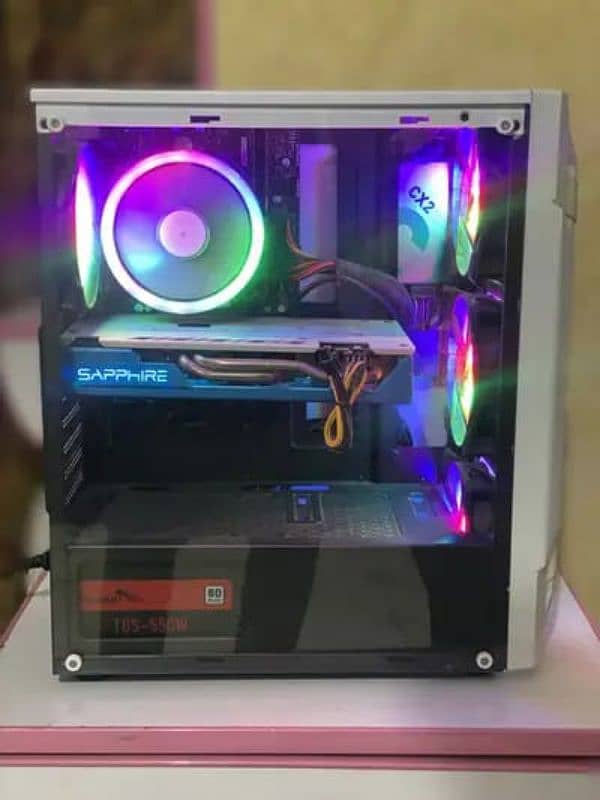 i5 Gaming & Working PC  | 16GB Ram DDR4 | RX590 GPU | FullNew 6