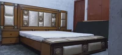 king size bed with mattress