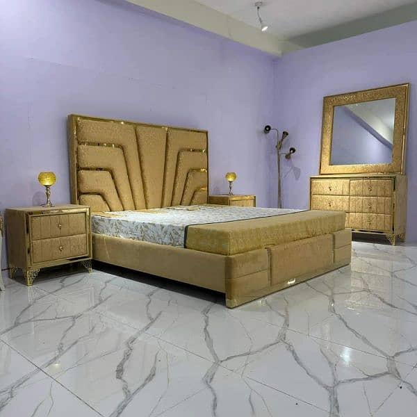 beautiful bed set new design 0