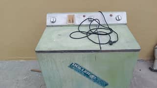 dual  washing machine  with iron frame inworking  condition