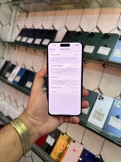 I phone 15 pro max 512gb candain JV sim time available