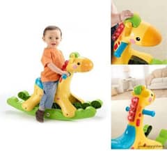 2 In 1 Rocking And Riding Giraffe With Lights And Music (New)