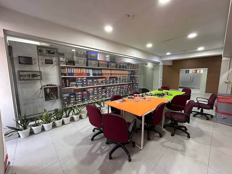 600 Sq Yards G+2 Building Main Shahrah E Faisal With Car Parking Corporate Office On Rent Fully Furnished 0