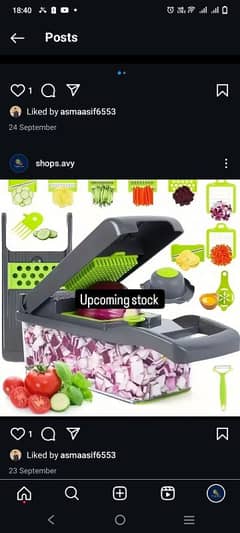 16 in 1 vegetables cutter