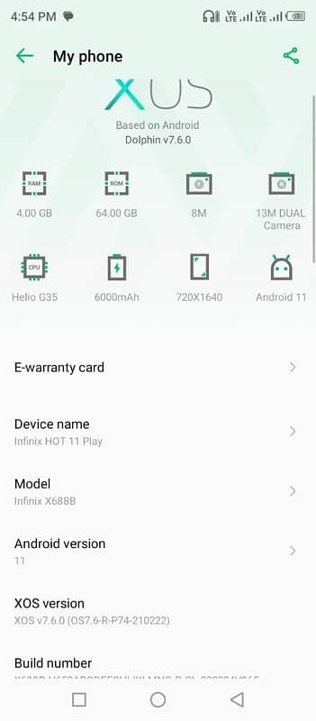 infinix hot 11 play 2