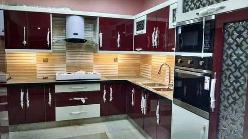 kitchen cabinet and granite 5