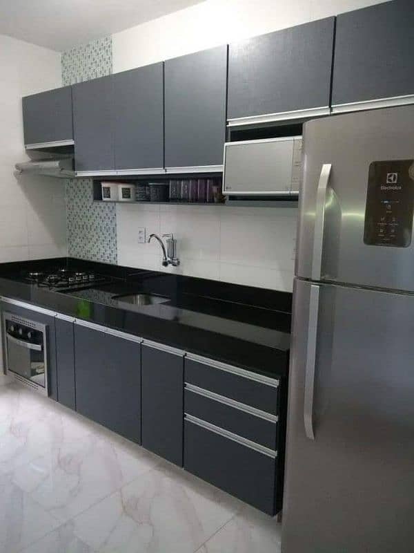 kitchen cabinet and granite 15