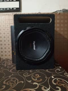 Amp + Woofer Sale A One Condition Good Sound  Faisal  O3O1_ 7O_39_ 288