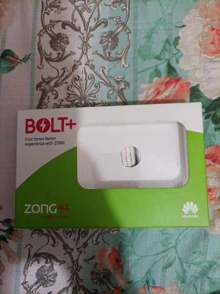 Zong 4g bolt + device with box 2