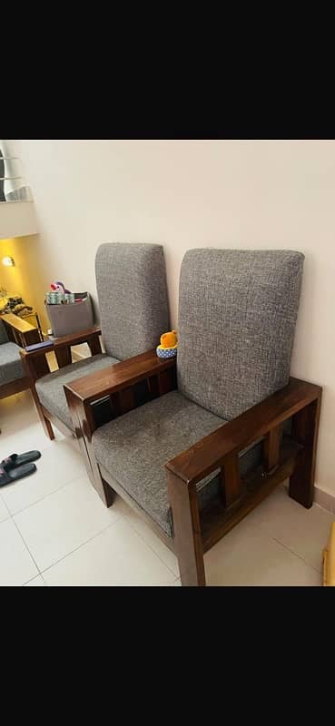 10 seater sofa set pure wood 1